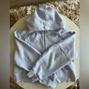 Lululemon scuba hoodie in pastel periwinkle blue (windmill)